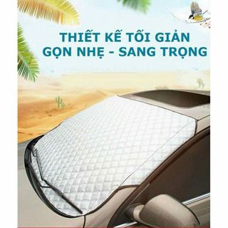 Bạt Phủ Che Nắng Chống Nóng Kính Lái Ô Tô Xe Hơi 3 Lớp Tráng Bạc Cao Cấp giá sỉ