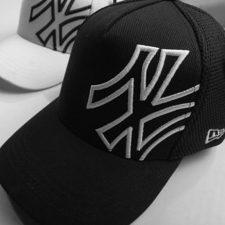 Nón lưỡi trai NY MLB Yankee NY012 cực đẹp,chất vải cotton lưới xốp Hàn Quốc cao cấp màu đen trắng logo in thêu nổi bật