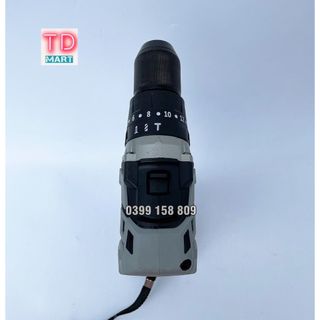 Máy khoan pin Hitachi 199v cầm tay, 3 chức năng có búa, động cơ không chổi than kèm bộ phụ kiện