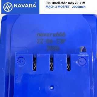 Pin máy khoan, pin máy siết bulong, Pin 10 cell 21V mạch 3 mosfet