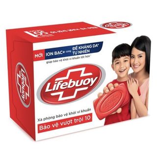 Xà bông cục Lifebuoy 90g đủ màu Đỏ Bảo Vệ Vượt Trội, Xanh Lá Thiên Nhiên , Chăm Sóc Da , Mát Lạnh Sảng Khoái
