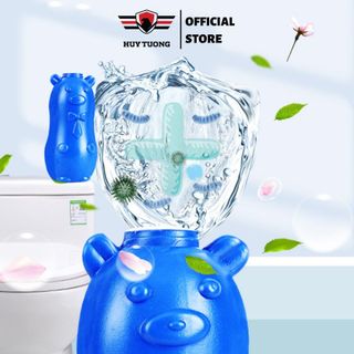 Lọ viên thả bồn cầu hình HEO/GẤU khử mùi tẩy sạch mảng bám toilet - Huy Tưởng