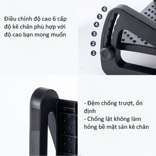 Ghế Gác Chân Công Thái Học Ghế Kê Chân Văn Phòng Ergonomic Footrest