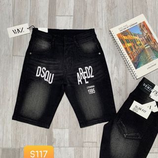 Quần Short Jean Cotton Nam Vải Co Dãn, Đơn Giản Năng Động