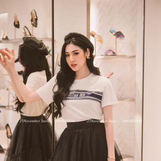 Túi Xách Nữ- Di. Or -Size 24cm -Màu Kem Hổ -Bán Sỉ-Bán Buôn