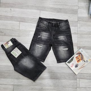 Short Jean Nam Cao Cấp . Quần Jean Có Thun Co Giãn, Mặc Rất Thoải Mái. Size 28 ,29, 30, 31, 32, (45kg - 72kg)