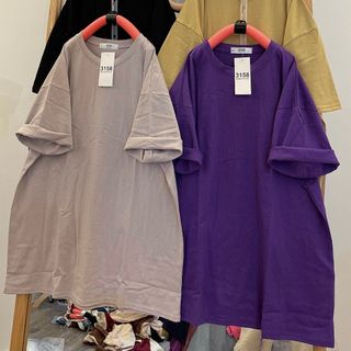 Áo thun tay lỡ cổ tròn form rộng trơn 3158 vải cotton khô loại 1 cao cấp xịn sò hàng sẵn số lượng lớn giá tận xưởng