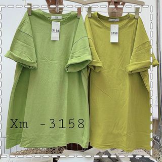 Áo thun tay lỡ cổ tròn form rộng trơn 3158 vải cotton khô loại 1 cao cấp xịn sò hàng sẵn số lượng lớn giá tận xưởng