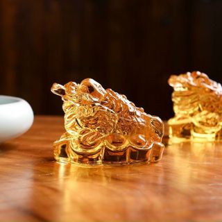 Thiềm Thừ Cóc 3 Chân Pha Lê