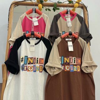 Áo thun nữ tay lỡ cổ tròn in hình chất vải cotton khô loại 1 xịn sò giá gốc tận xưởng hàng sẵn số lượng lớn