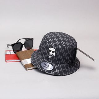 Mũ nón bucket Karl Lagerfeld 2022 chất vải cotton Hàn Quốc cao cấp, nón kết Unisex freesize, logo in nổi 3D