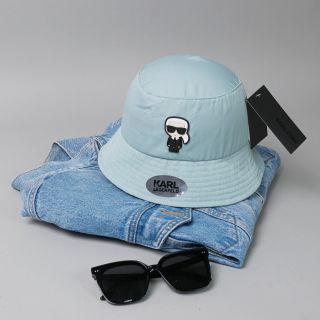 Mũ nón bucket Karl Lagerfeld 2022 chất vải cotton Hàn Quốc cao cấp, nón kết Unisex freesize, logo in nổi 3D