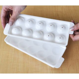 Khay làm đá tròn 10 viên nhập khẩu từ Nhật Bản