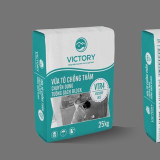 Vữa Tô Chống Thấm Chuyên Dụng Tường Gạch Block - VICTORY ACC | VTR4
