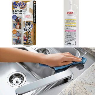 Chai tẩy mảng bám, các vết ố xỉn trên đồ gia dụng bằng inox nhập khẩu từ Nhật Bản