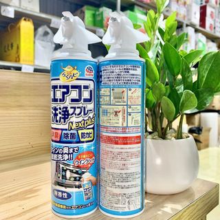 Chai xịt vệ sinh bụi bẩn, diệt khuẩn dàn lạnh máy điều hoà , máy lạnh, hàng Nhật Bản