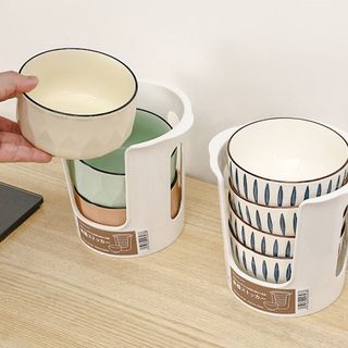 Khay đựng bát đĩa cất gọn Sanada nhập khẩu từ Nhật Bản