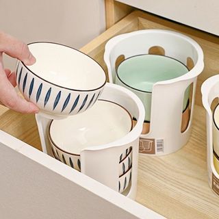 Khay đựng bát đĩa cất gọn Sanada nhập khẩu từ Nhật Bản