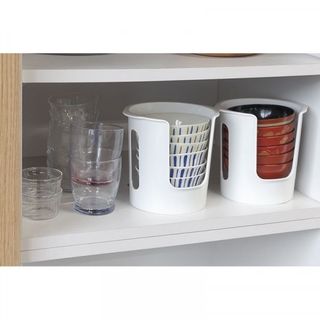 Khay đựng bát đĩa cất gọn Sanada nhập khẩu từ Nhật Bản