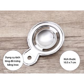 Dụng cụ tách lòng đỏ trứng inox nhâp khẩu Nhật Bản