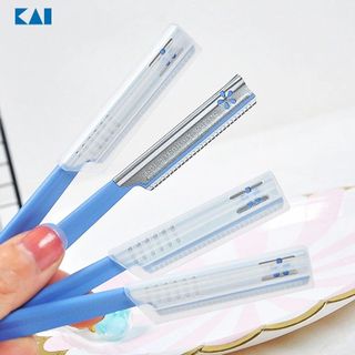 Set 5 dao cạo cho nữ KAI, có lớp bảo vệ, hàng Nhật