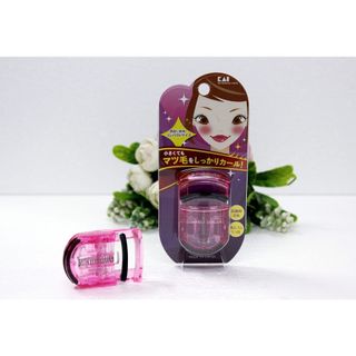 Uốn mi cong thân nhựa KAI màu hồng