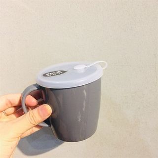 Cốc uống nước có lỗ cắm ống hút 300ml