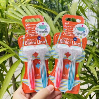 Set 2 dao cạo vùng Bikini, hàng Nhật Bản