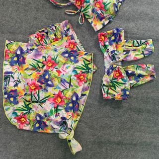 bikini set 3 mảnh hoa lá hàng hot phiên bản giới hạn