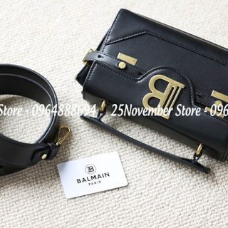 Túi Xách Nữ- Bal.Main-Size 23cm -Màu Đen -Bán Sỉ-Bán Buôn