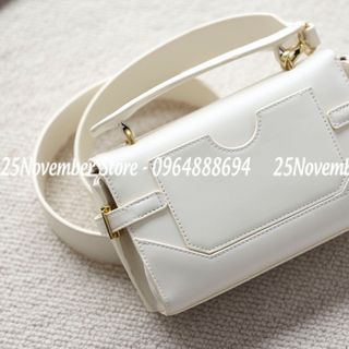 Túi Xách Nữ- Bal.Main-Size 23cm -Màu Trắng -Bán Sỉ-Bán Buôn