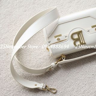 Túi Xách Nữ- Bal.Main-Size 23cm -Màu Trắng -Bán Sỉ-Bán Buôn