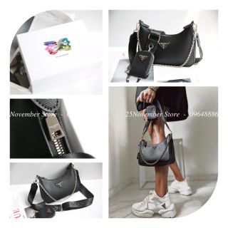Túi Xách Nữ- Pra. Da-Size 25cm -Màu Đen -Bán Sỉ-Bán Buôn