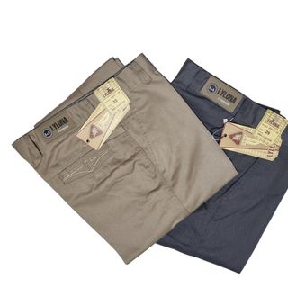 Quần kaki nam trung niên cao cấp ống suông đẹp vải dày form chuẩn
