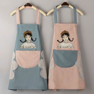 Tạp dề xừng , cô gái hoa cúc