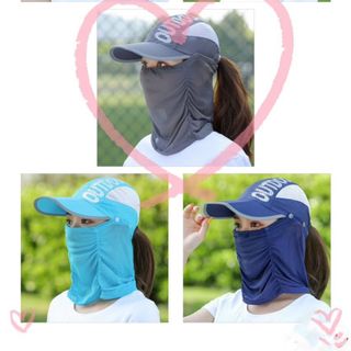 Mũ chống nắng kèm khẩu trang sport