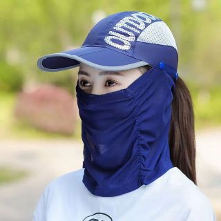 Mũ chống nắng kèm khẩu trang sport