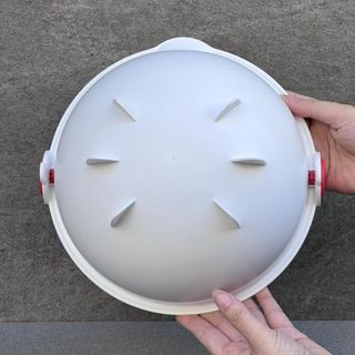 Set chậu rổ xoay 180 độ Kokubo, màu đỏ trắng