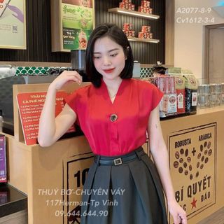 Áo Lụa Tay Hến Quảng Châu Cao Cấp