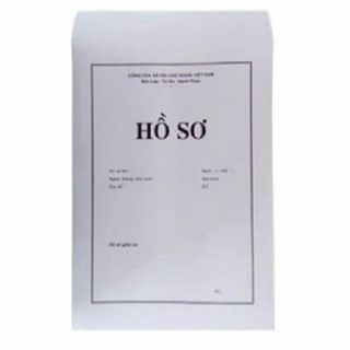 Bìa hồ sơ xin việc trắng F4 (Định lượng 100gsm)