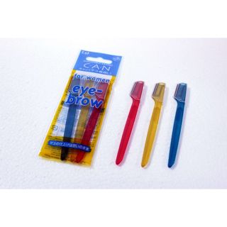 Set 3 dao cạo lông mày cán ngắn KAI, hàng Nhật Bản