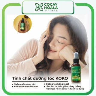 Xịt Dưỡng Cỏ Cây Hoa Lá Tóc KoKo 100ml - Ngăn Rụng Tóc - Kích Thích Mộc Tóc - Tóc Chắc Khỏe
