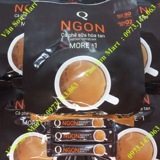 01 thùng cà phê sữa Ngon Trần Quang 10 bịch lớn 1.04Kg (52 gói dài * 20g)