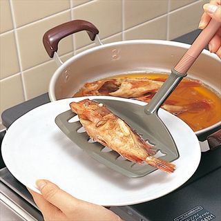 Xẻng chiên rán đảo thực phẩm bản rộng Inomata hàng Nhật Bản