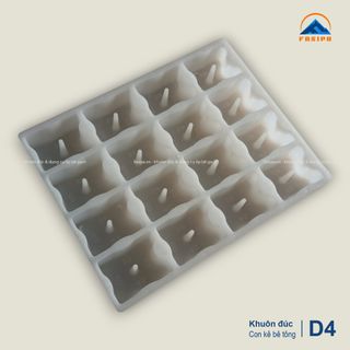 Khuôn đúc cục kê bê tông đa năng D4 (45/45/55/60)