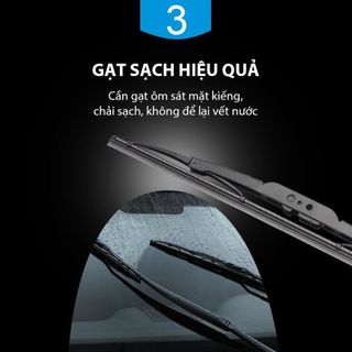 [MAZDA 6] 1 Cặp cần gạt mưa khung xương, chổi gạt mưa xe Mazda 6, gạt kính xe oto, thanh gạt nước mưa