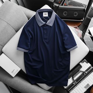 Áo thun polo nam, áo thun cổ bẻ nam cao cấp, chất 100% cotton 4c ,co giãn tốt , mẫu phối bo tinh tế hàng mới onweb - size từ 50kg - 80kg