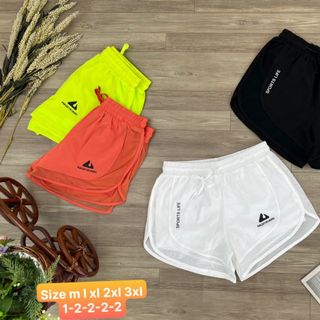 Quần đùi nữ 2 lớp Thể Thao Siêu Đẹp Giá Sỉ, Siêu Hàng Đẹp