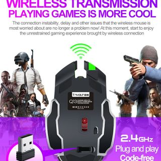 MOUSE KO DÂY T-WOLF Q13B Bluetooth + Wireless 2.4Ghz