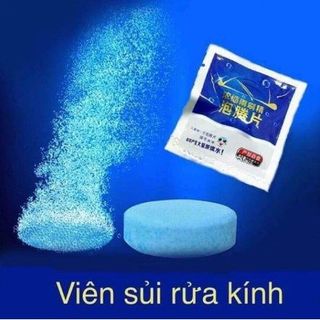 Viên sủi rửa kính ô tô chuyên dụng , viên xủi nước lau kính oto tiện ích dễ sử dụng 1 viên pha với 4 lít nước